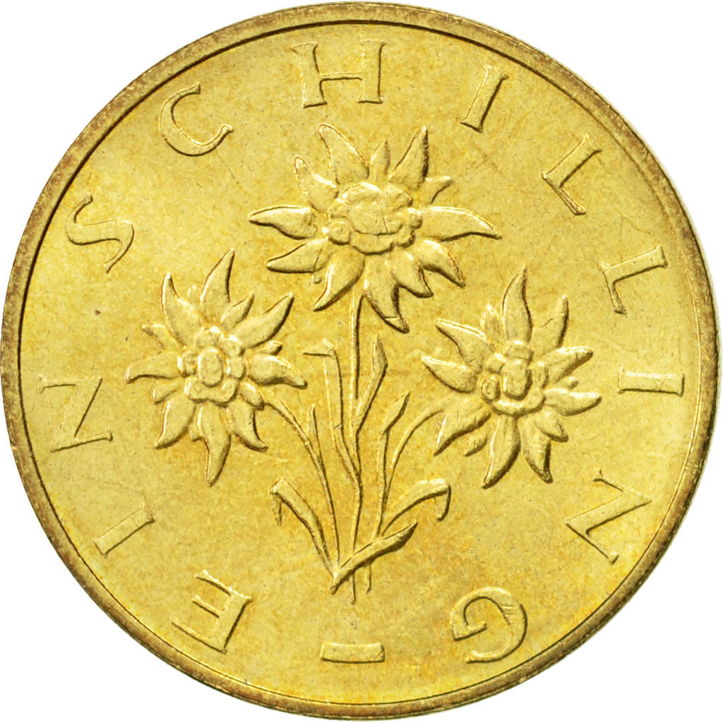 Moneta, Austria, Schilling, 1990, BB+, Alluminio-bronzo, KM:2886