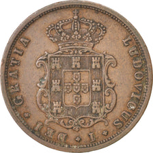 Coin, Portugal, Luiz I, 5 Reis, 1872, EF(40-45), Copper, KM:513
