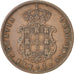 Coin, Portugal, Luiz I, 5 Reis, 1872, EF(40-45), Copper, KM:513