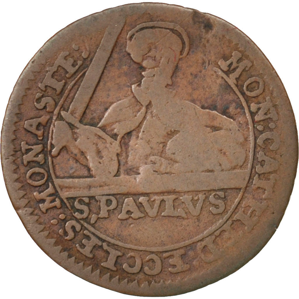 Coin, German States, MUNSTER, 2 Pfenning, 1740, VF(20-25), Copper, KM:436