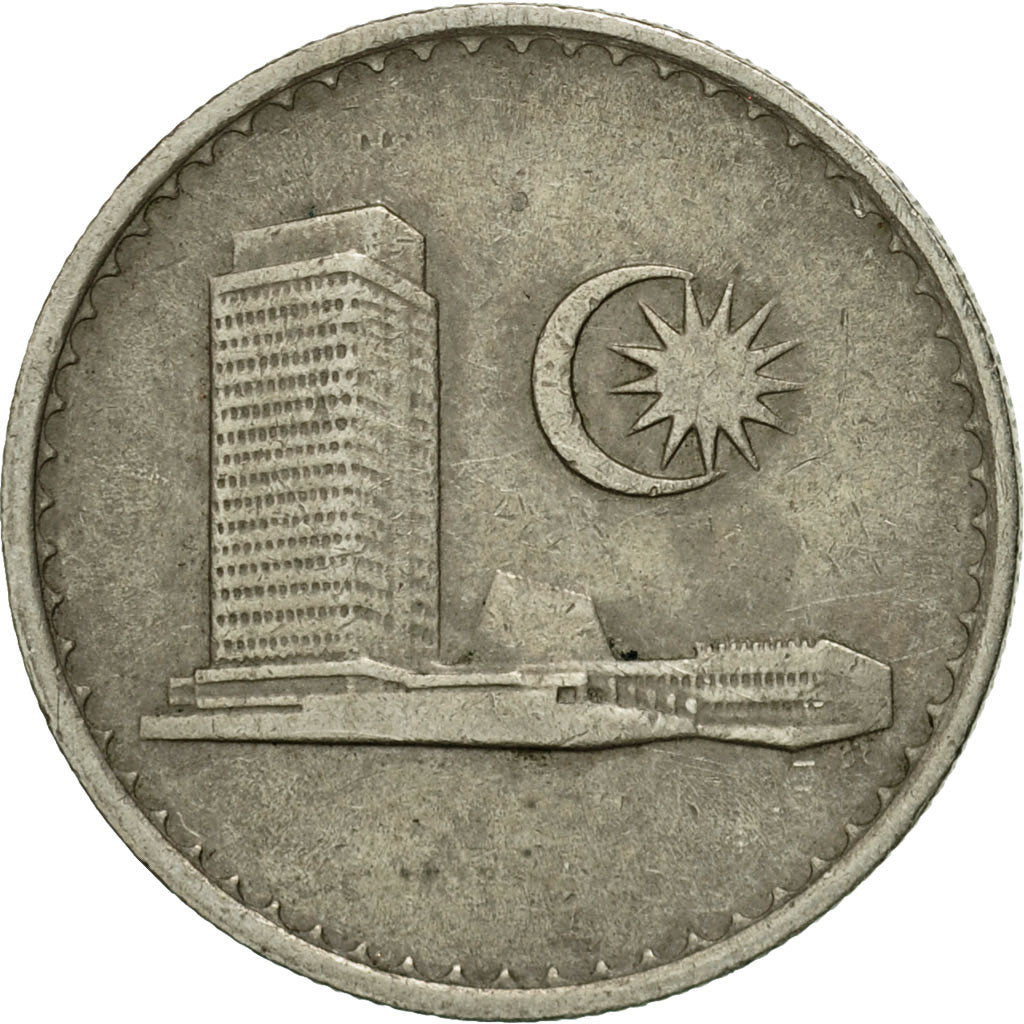 Moneta, Malesia, 10 Sen, 1973, Franklin Mint, BB, Rame-nichel, KM:3