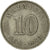 Moneda, Malasia, 10 Sen, 1973, Franklin Mint, MBC, Cobre - níquel, KM:3