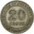 Moneda, MALAYA, 20 Cents, 1948, MBC, Cobre - níquel, KM:9
