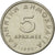 Coin, Greece, 5 Drachmes, 1992, EF(40-45), Copper-nickel, KM:131