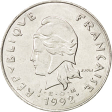 NEW CALEDONIA, 50 Francs, 1992, Paris, KM #13, MS(63), Nickel, 33, Lecompte...