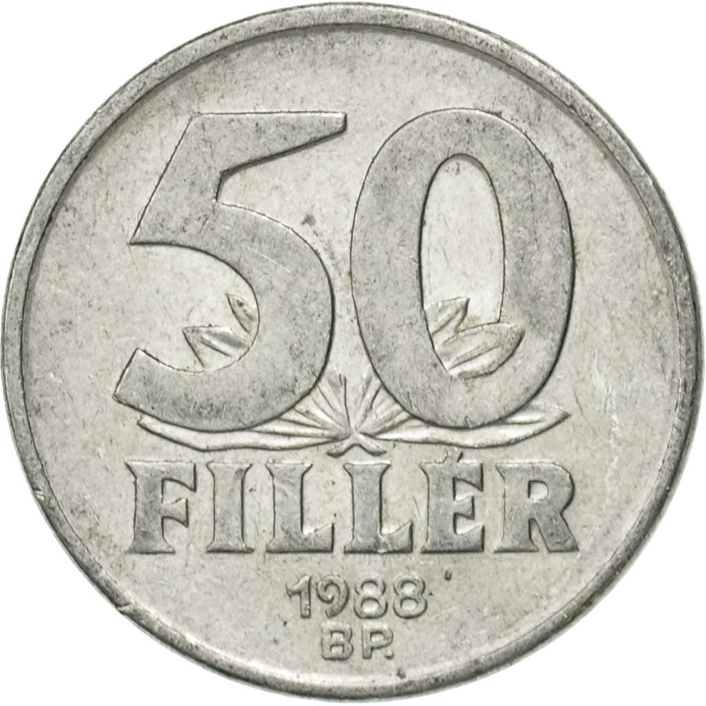 Monnaie, Hongrie, 50 Fillér, 1988, Budapest, TTB, Aluminium, KM:574