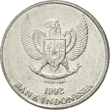 Münze, Indonesien, 25 Rupiah, 1992, SS, Aluminium, KM:55