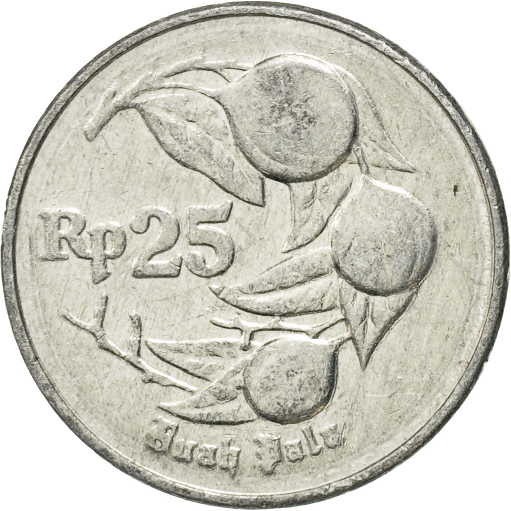 Münze, Indonesien, 25 Rupiah, 1992, SS, Aluminium, KM:55
