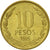 Münze, Chile, 10 Pesos, 1995, Santiago, SS, Aluminum-Bronze, KM:228.2