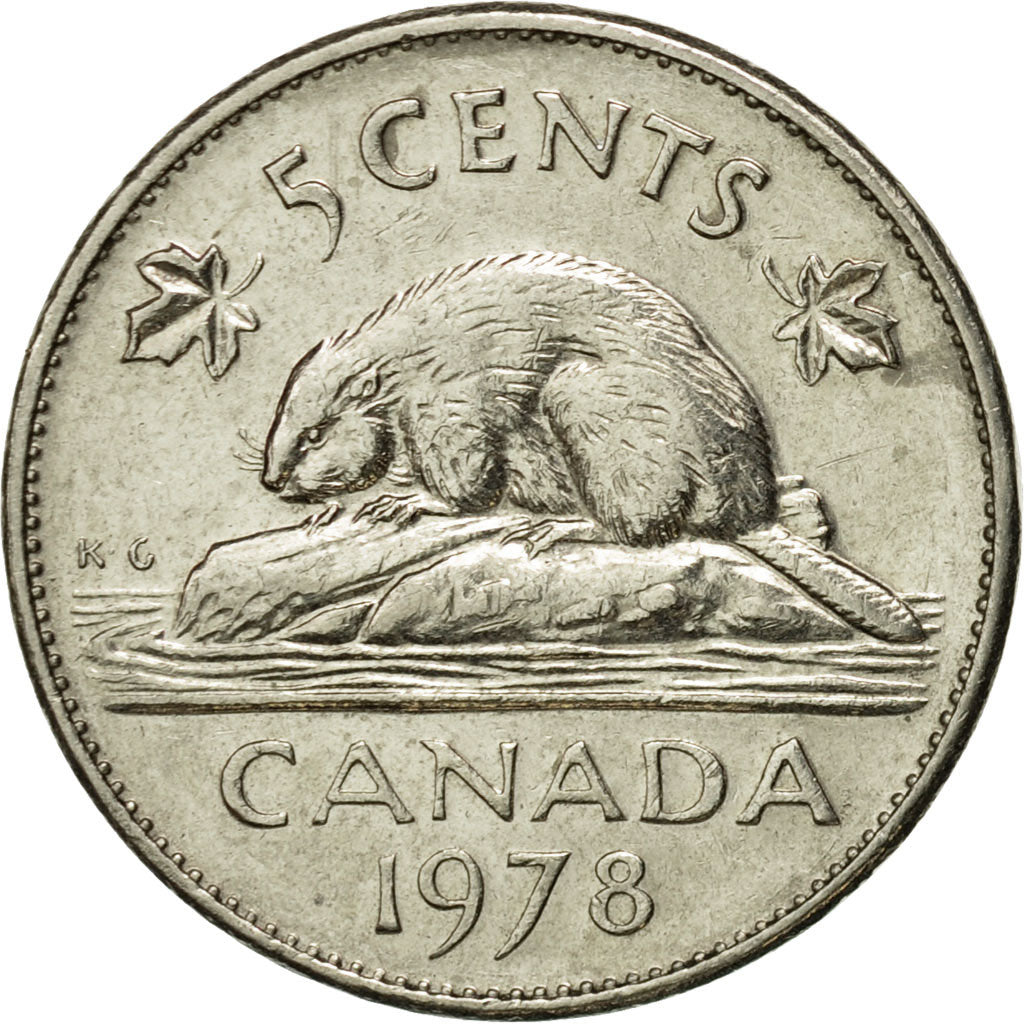 Monnaie, Canada, Elizabeth II, 5 Cents, 1978, Royal Canadian Mint, Ottawa, TTB