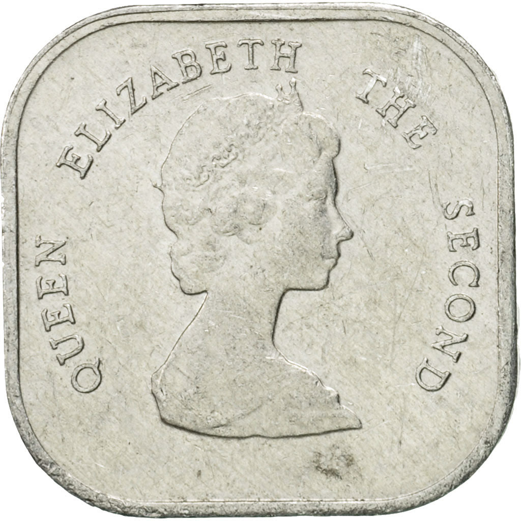 Moneta, Stati dei Caraibi Orientali, Elizabeth II, 2 Cents, 1994, BB, Alluminio