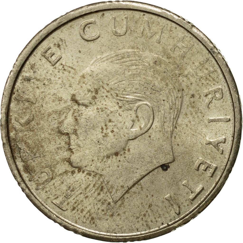 Monnaie, Turquie, 10000 Lira, 10 Bin Lira, 1998, TTB, Copper-Nickel-Zinc