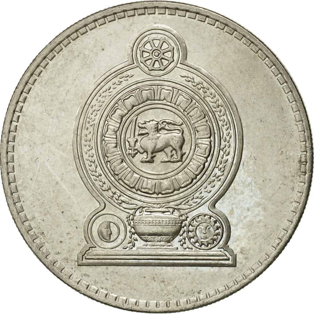 Coin, Sri Lanka, 2 Rupees, 2002, AU(50-53), Copper-nickel, KM:147