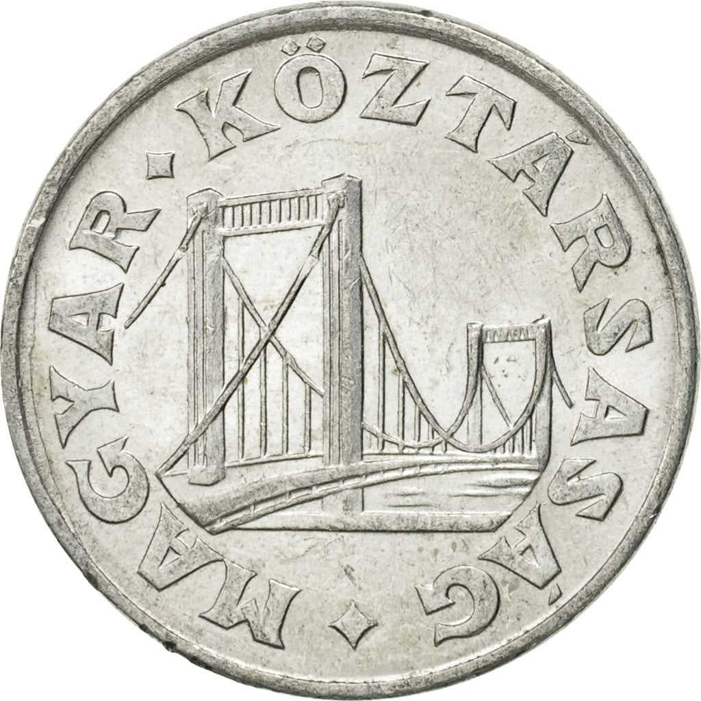Coin, Hungary, 50 Fillér, 1990, Budapest, EF(40-45), Aluminum, KM:677