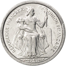 Munten, Nieuw -Caledonië, 50 Centimes, 1949, UNC, Aluminium, KM:1, Lecompte:33