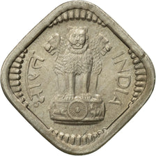 Moneda, INDIA-REPÚBLICA, 5 Naye Paise, 1957, MBC+, Cobre - níquel, KM:16