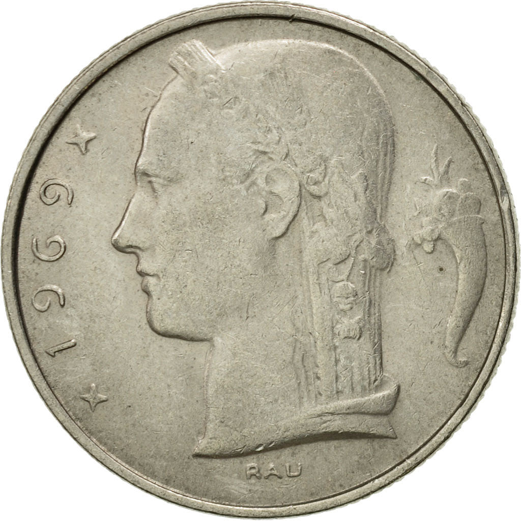 Monnaie, Belgique, 5 Francs, 5 Frank, 1969, TTB+, Copper-nickel, KM:134.1
