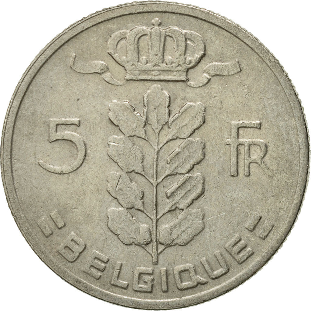 Monnaie, Belgique, 5 Francs, 5 Frank, 1969, TTB+, Copper-nickel, KM:134.1