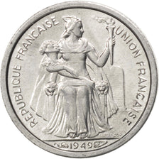 Coin, New Caledonia, 50 Centimes, 1949, MS(64), Aluminum, KM:1, Lecompte:33