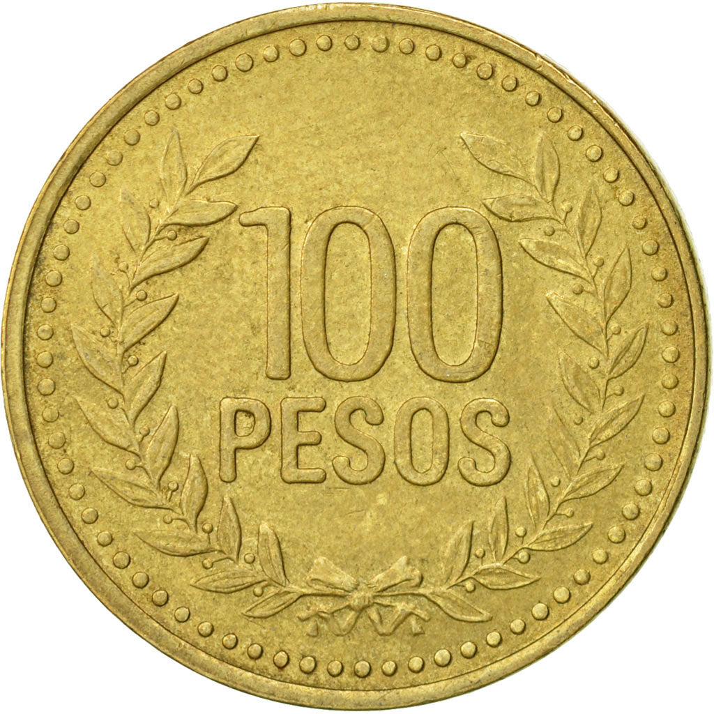 Coin, Colombia, 100 Pesos, 1995, EF(40-45), Aluminum-Bronze, KM:285.2