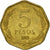Münze, Chile, 5 Pesos, 1993, Santiago, SS, Aluminum-Bronze, KM:232