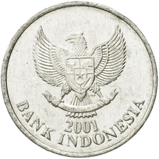 Coin, Indonesia, 50 Rupiah, 2001, EF(40-45), Aluminum, KM:60