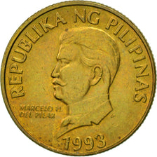 Moneta, Filippine, 50 Sentimos, 1993, BB, Ottone, KM:242.3