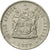 Moneta, Sudafrica, 10 Cents, 1977, BB, Nichel, KM:85