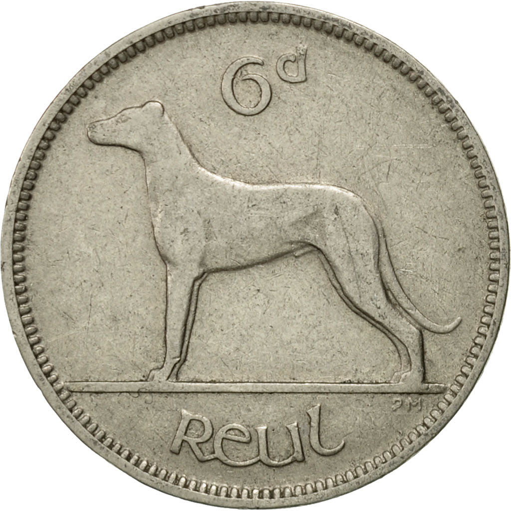 Coin, IRELAND REPUBLIC, 6 Pence, 1934, EF(40-45), Nickel, KM:5