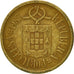 Moneda, Portugal, 5 Escudos, 1987, MBC, Níquel - latón, KM:632