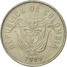 Moneta, Colombia, 50 Pesos, 2005, BB+, Rame-nichel-zinco, KM:283.2
