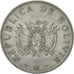 Monnaie, Bolivie, 50 Centavos, 1991, TTB, Stainless Steel, KM:204