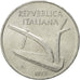 Coin, Italy, 10 Lire, 1973, Rome, EF(40-45), Aluminum, KM:93