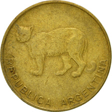 Coin, Argentina, 5 Centavos, 1985, EF(40-45), Brass, KM:97.1