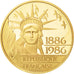 FRANCE, 100 Francs, 1986, KM #960b, MS(65-70), Gold, Gadoury #901, 16.98