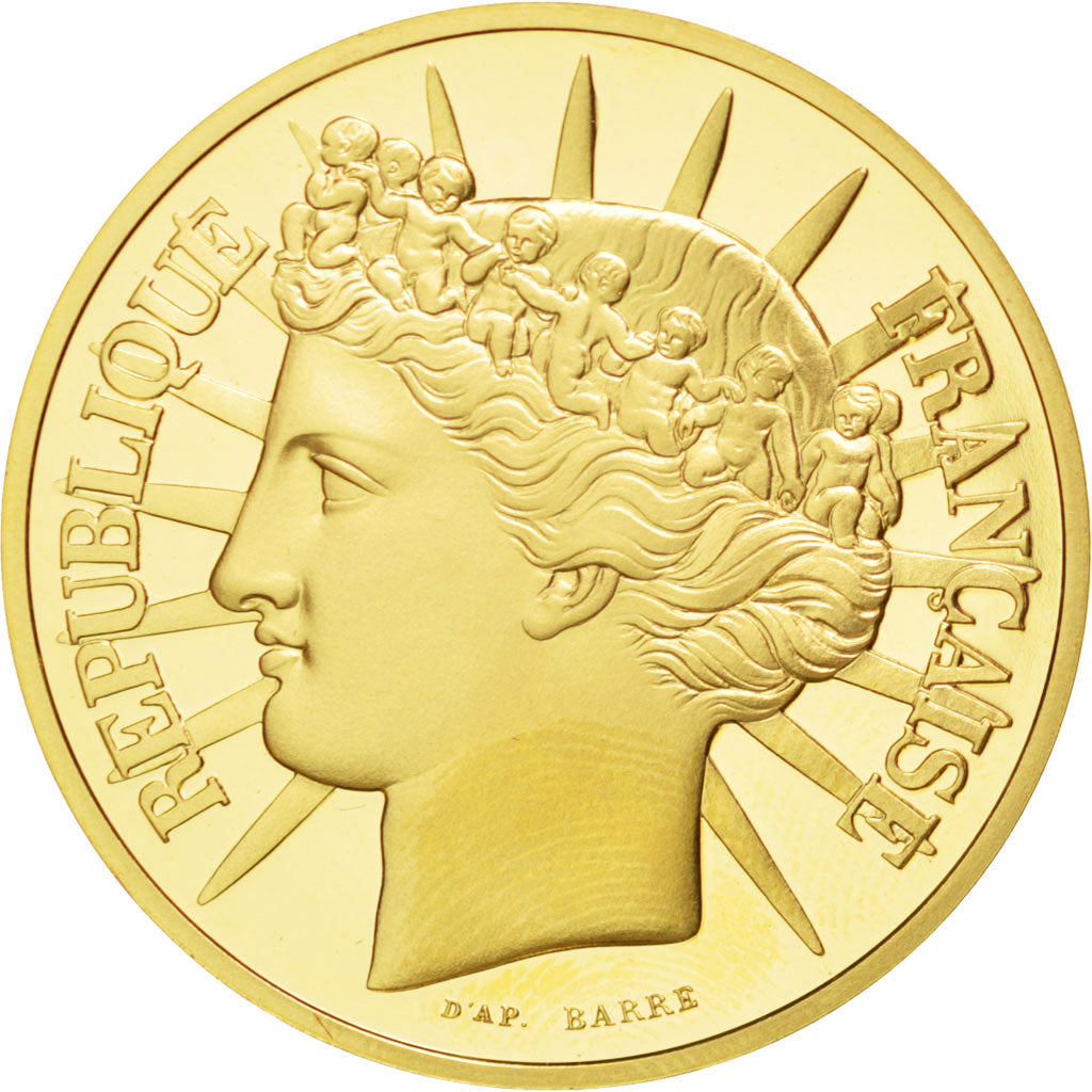 FRANCE, 100 Francs, 1988, KM #966b, MS(65-70), Gold, Gadoury #903, 17.00