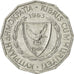 Coin, Cyprus, Mil, 1963, EF(40-45), Aluminum, KM:38