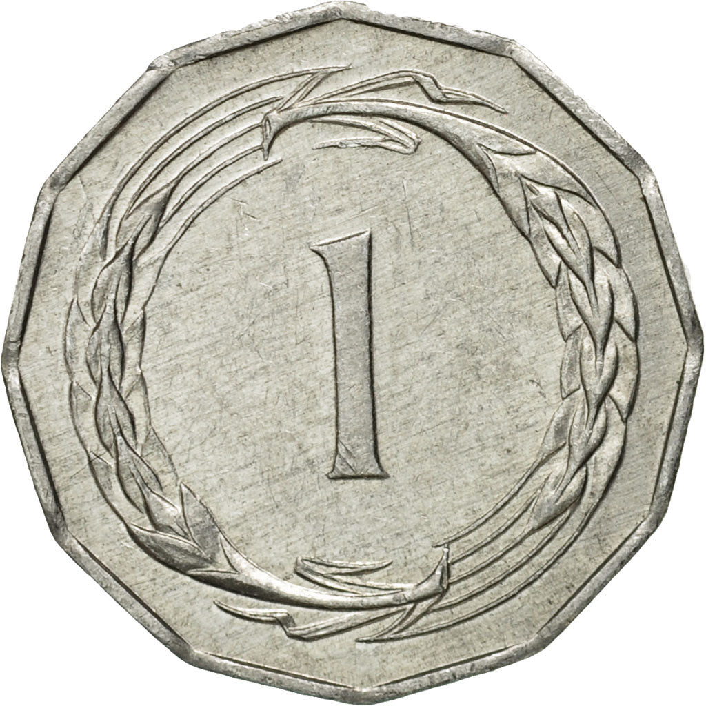 Coin, Cyprus, Mil, 1963, EF(40-45), Aluminum, KM:38