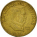 Coin, Philippines, 25 Sentimos, 1994, EF(40-45), Brass, KM:241.2