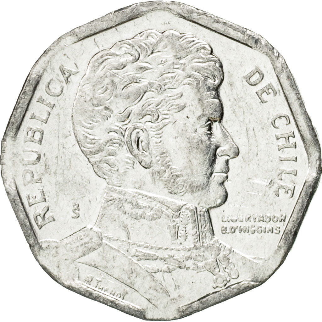 Moneta, Cile, Peso, 2006, Santiago, BB, Alluminio, KM:231