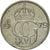 Moneda, Suecia, Carl XVI Gustaf, 25 Öre, 1979, MBC, Cobre - níquel, KM:851