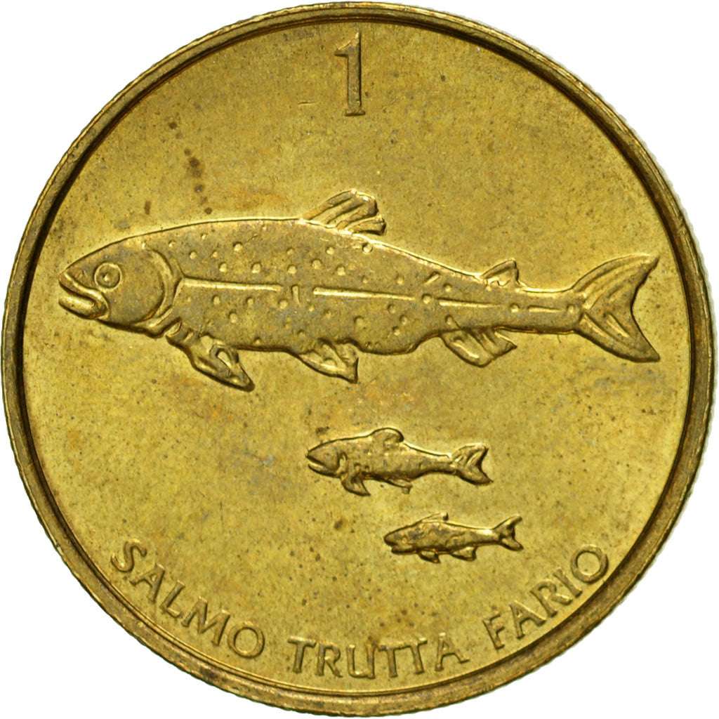 Münze, Slowenien, Tolar, 2001, SS, Nickel-brass, KM:4