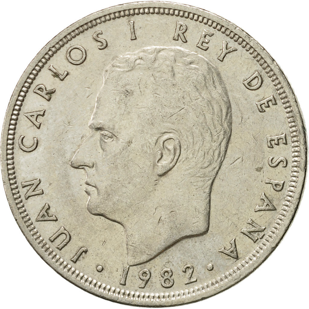 Moneda, España, Juan Carlos I, 50 Pesetas, 1982, MBC, Cobre - níquel, KM:825