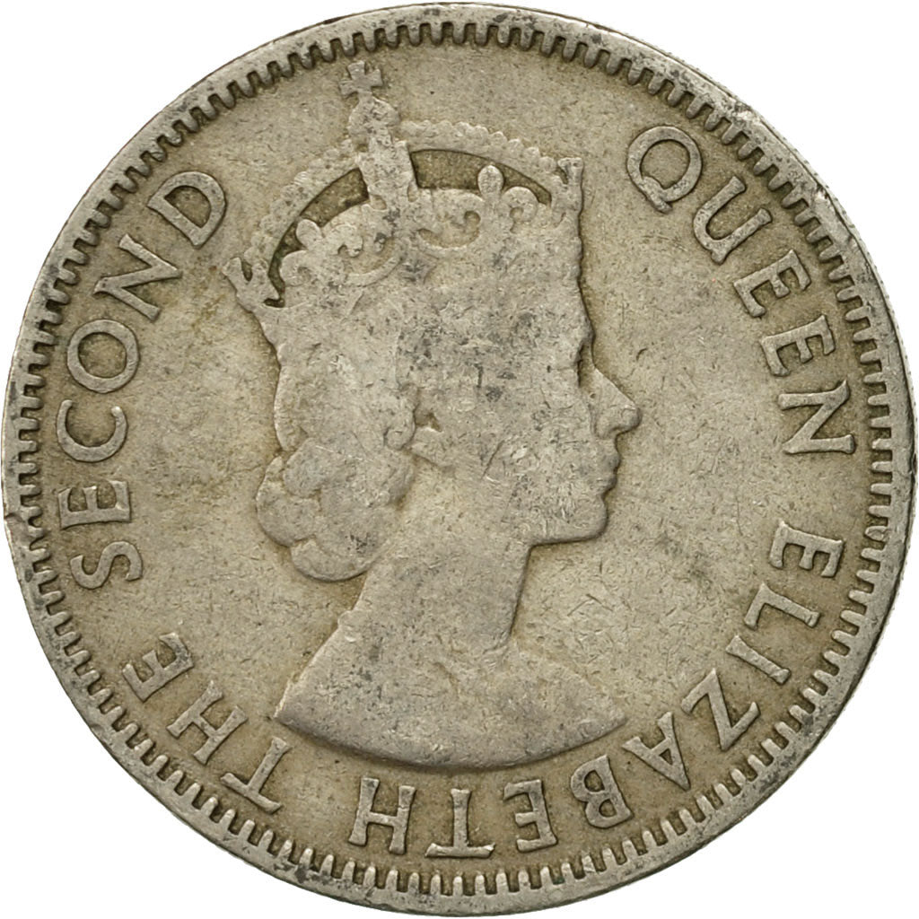 Coin, Cyprus, 50 Mils, 1955, EF(40-45), Copper-nickel, KM:36