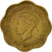 Münze, Ceylon, George VI, 2 Cents, 1944, SS, Nickel-brass, KM:117