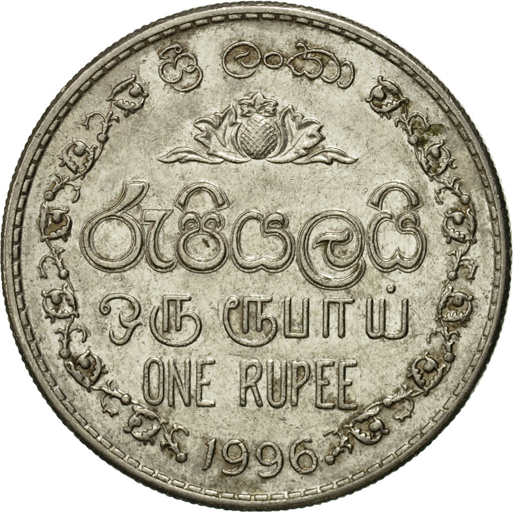 Monnaie, Sri Lanka, Rupee, 1996, TTB, Nickel Clad Steel, KM:136a