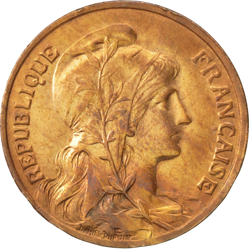 Coin, France, Dupuis, 10 Centimes, 1902, MS(60-62), Bronze, KM:843, Gadoury:277