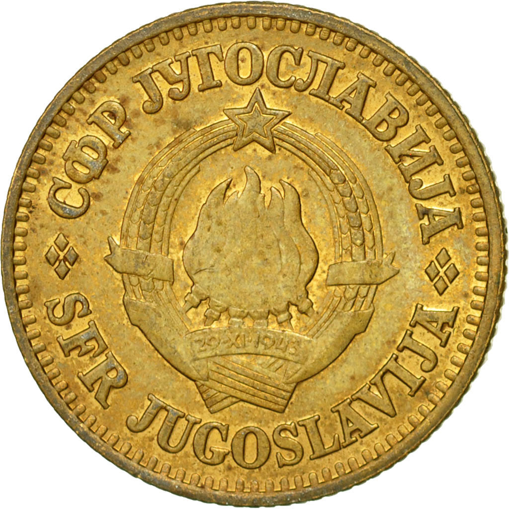 Monnaie, Yougoslavie, 10 Para, 1976, TTB, Laiton, KM:44