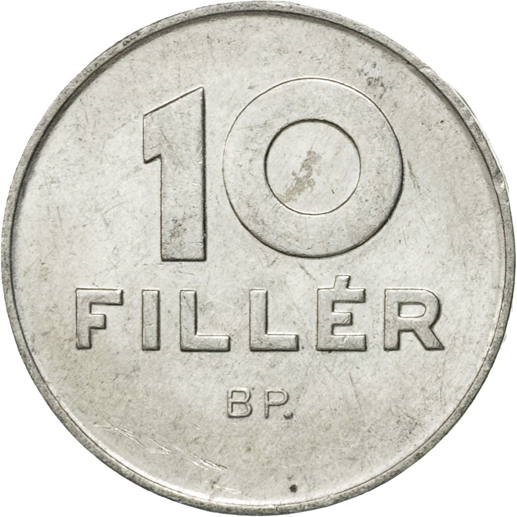 Münze, Ungarn, 10 Filler, 1989, Budapest, SS, Aluminium, KM:572
