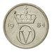 Coin, Norway, Olav V, 10 Öre, 1984, EF(40-45), Copper-nickel, KM:416